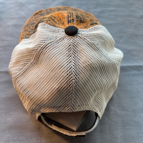 Rock Rivalaval womens cap adjustable had strap back mesh. Brown with silver. - Picture 11 of 15